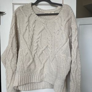 Cream sweater
